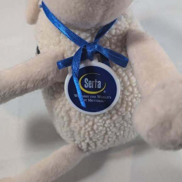 Serta Counting Sheep 4 Lot Plush Number 3 6 100 Pink White Curto Toy 2000 Lamb - Picture 13 of 16